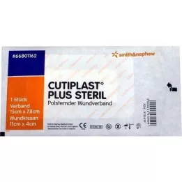 CUTIPLAST Plus sterile 7.8x15 cm dressing, 1 pc