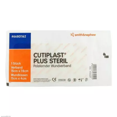 Cutiplast Plus sterile 7.8x15 cm bandage, 1 pc Cutiplast Plus sterile 7.8x15 cm bandage, 1 pc