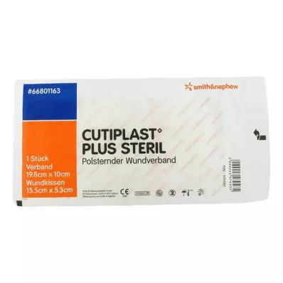 Cutiplast Plus sterile 10x19.8 cm bandage, 1 pc Cutiplast Plus sterile 10x19.8 cm bandage, 1 pc