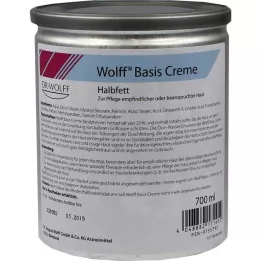Wolff basic cream semi-fat, 700 ml