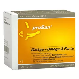 PROSAN Ginkgo+Omega-3 Forte Capsules, 120 Capsules