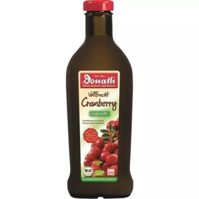 DONATH Whole fruit cranberry unsweetened organic, 500 ml