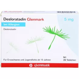 DESLORATADIN Glenmark 5 mg tablets, 20 pc