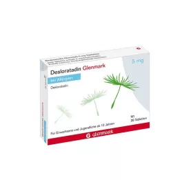 DESLORATADIN Glenmark 5 mg tablets, 20 pc