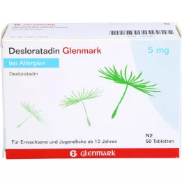 DESLORATADIN Glenmark 5 mg tablets, 50 pc