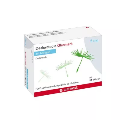 DESLORATADIN Glenmark 5 mg tablets, 50 pc