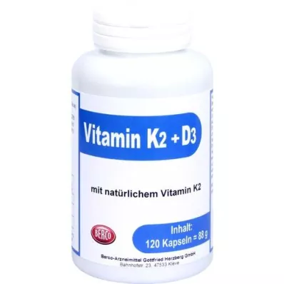 VITAMIN K2+D3 Berco Capsules, 120 Capsules