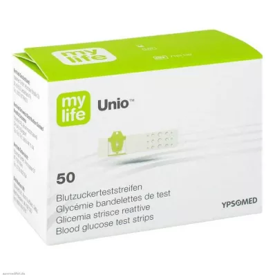 MYLIFE Unio blood glucose test strips, 50 pcs MYLIFE Unio blood glucose test strips, 50 pcs