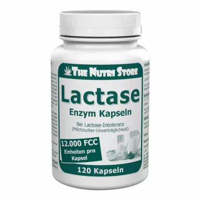Lactase 12000 FCC enzyme capsules, 120 pieces Lactase 12000 FCC enzyme capsules, 120 pieces