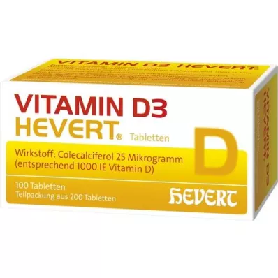 VITAMIN D3 HEVERT tablets, 200 pcs