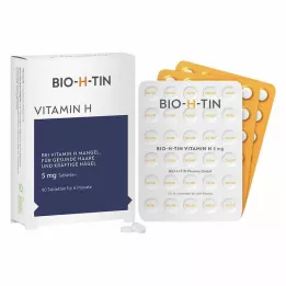 BIO-H-TIN Vitamin H 5 mg for 6 months tablets, 90 pcs