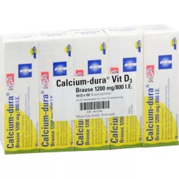 CALCIUM DURA Vit D3 Effervescent 1200 mg/800 I.U., 50 pcs