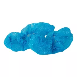 EINMAL ÜBERSCHUHE Plastic blue, 10 pc