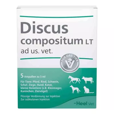 DISCUS compositum LT ad us.vet.ampoules, 5 pcs DISCUS compositum LT ad us.vet.ampoules, 5 pcs