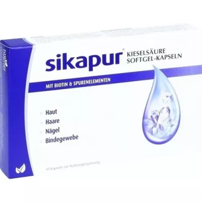 SIKAPUR Silicic acid softgel capsules with biotin, 30 pcs