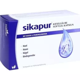 SIKAPUR Silicic acid softgel capsules with biotin, 90 pcs