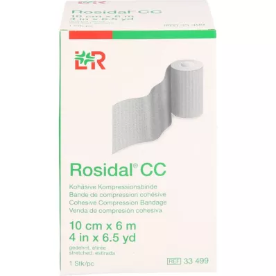 ROSIDAL CC Cohesive compression bandage 10 cm x 6 m, 1 pc