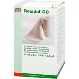 ROSIDAL CC Cohesive compression bandage 10 cm x 6 m, 1 pc