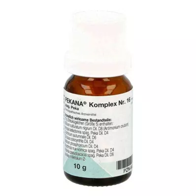 PEKANA Complex No.16 spag.peka globules, 10 g
