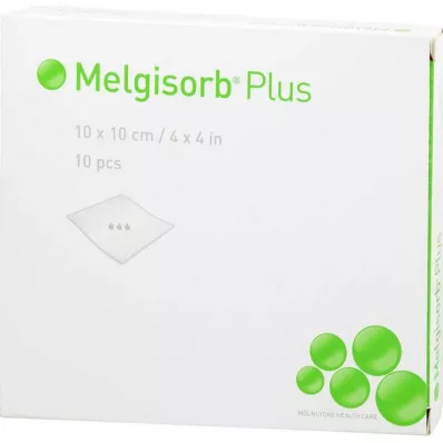 Melgisorb Plus Alginate dressing 10x10 cm sterile, 10 pcs