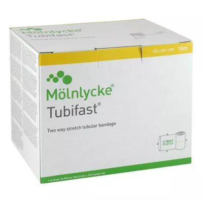 TUBIFAST 2-Way Stretch 10.75 cmx10 m yellow, 1 pc