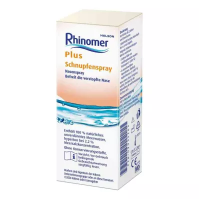 RHINOMER Plus rhinitis spray, 20 ml RHINOMER Plus rhinitis spray, 20 ml