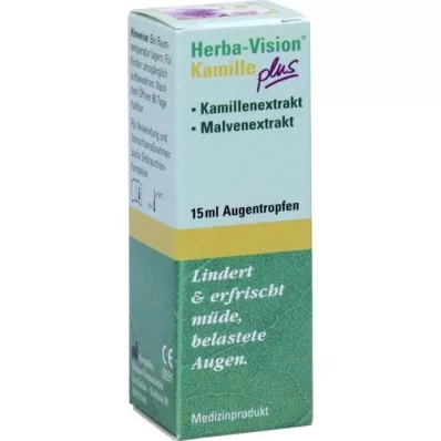 HERBA-VISION Camomile plus eye drops, 15 ml