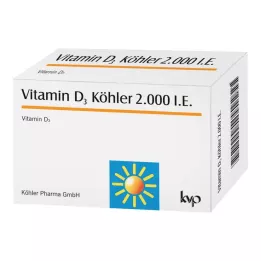 VITAMIN D3 KÖHLER 2,000 I.U. capsules, 120 pcs