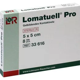 LOMATUELL Per 5x5 cm sterile, 8 pcs