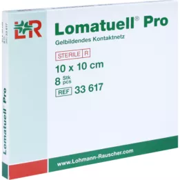 LOMATUELL Pro 10x10 cm sterile, 8 pcs