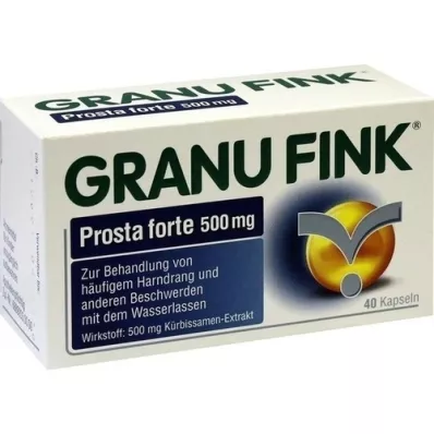 GRANU FINK Prosta forte 500 mg hard capsules, 40 pcs