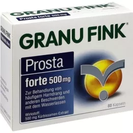 GRANU FINK Prosta forte 500 mg hard capsules, 80 pcs