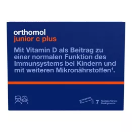 ORTHOMOL Junior C plus granules, 7 pcs