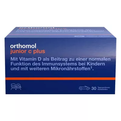 ORTHOMOL Junior C plus chewable tablet wild berry, 30 pcs ORTHOMOL Junior C plus chewable tablet wild berry, 30 pcs
