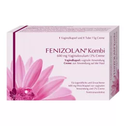 FENIZOLAN Combi 600 mg vaginal ovulum+2% cream, 1 p