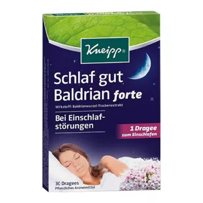 Kneipp Sleep well Valerian forte coated tablets, 30 pcs