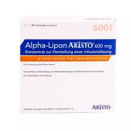 ALPHA LIPON Aristo 600 mg conc. for infusion, 5X24 ml