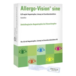 ALLERGO-VISION sine 0.25 mg/ml AT in single dose, 10X0.4 ml