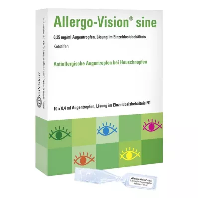 ALLERGO-VISION sine 0.25 mg/ml AT in single dose, 10X0.4 ml ALLERGO-VISION sine 0.25 mg/ml AT in single dose, 10X0.4 ml