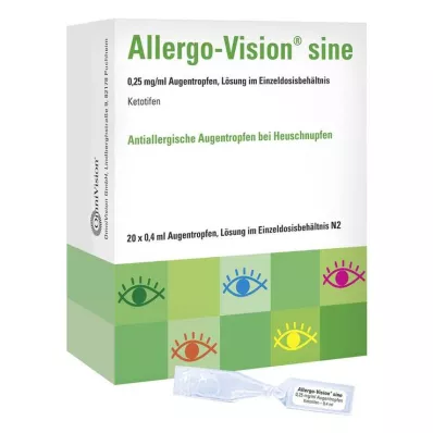 ALLERGO-VISION sine 0.25 mg/ml AT in single dose, 20X0.4 ml ALLERGO-VISION sine 0.25 mg/ml AT in single dose, 20X0.4 ml