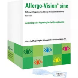 ALLERGO-VISION sine 0.25 mg/ml AT in single dose, 50X0.4 ml