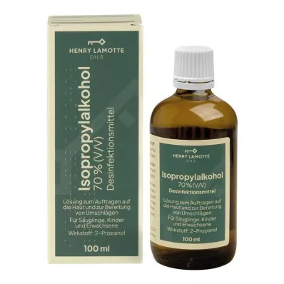 Isopropyl alcohol 70% V/V Henry Lamotte, 100 ml Isopropyl alcohol 70% V/V Henry Lamotte, 100 ml