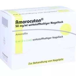 AMOROCUTAN 50 mg/ml nail varnish containing active substance, 6 ml