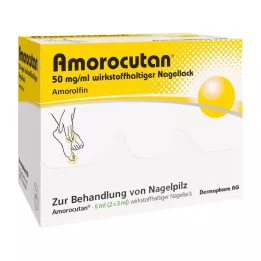 AMOROCUTAN 50 mg/ml nail varnish containing active substance, 6 ml