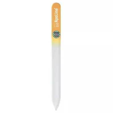 Apoline nail file glass 14 cm orange, 1 pc