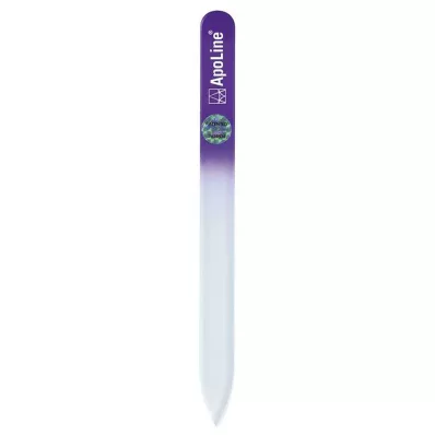 APOLINE Nail file glass 14 cm purple, 1 pc APOLINE Nail file glass 14 cm purple, 1 pc