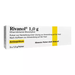 RIVANOL 1.0 g powder, 5 pcs