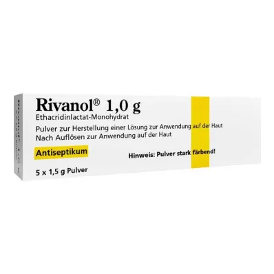 RIVANOL 1.0 g powder, 5 pcs