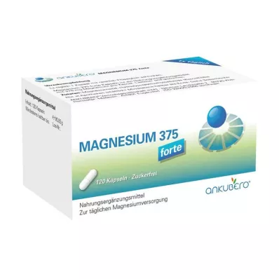 Magnesium 375 forte capsules, 120 pieces Magnesium 375 forte capsules, 120 pieces