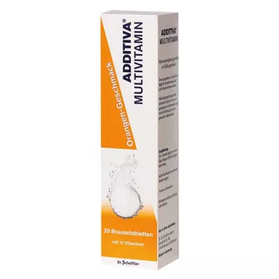 Additiva Multivitamin Orange R effervescent tablets, 20 pcs